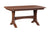 Amish Farmhouse Solid Wood Trestle Dining Table - QUICK SHIP