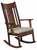 Amish Mission Craftsman Solid Wood Rocking Chair - Quick Ship