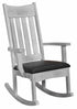 Amish Mission Craftsman Solid Wood Rough Sawn Rocking Chair - Quick Ship