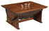 Amish Rustic Whiskey Barrel Coffee Table Lift Top