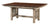 Amish Rustic Solid Wood Trestle Dining Table - QUICK SHIP