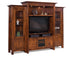 Amish Transitional Entertainment Center Solid Wood Artesa