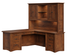 Amish Shaker Office Furniture Solid Wood Corner Desk Aspen