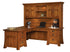 Amish Mission Arts & Crafts Office Furniture Solid Wood Corner Desk Bridgefort