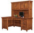 Amish Mission Arts & Crafts Office Furniture Solid Wood Corner Desk Boston