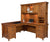 Amish Mission Arts & Crafts Office Furniture Solid Wood Corner Desk Boston