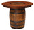 Amish Solid Wood Whiskey Barrel Dining Table