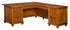 Amish Traditional Solid Wood Corner Desk Belmont