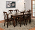 Amish 7-pc Traditional Solid Wood Dining Room Furniture Set