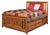 Amish Mission Solid Wood Platform Bed With Drawers