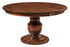 Amish Round Traditional Solid Wood Dining Room Table