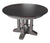 Amish Mission Round Solid Wood Pedestal Dining Table Carla