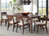 Amish 7-pc Mid-Century Modern Dining Room Furniture Set