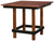 Amish Modern Square Solid Wood Pub Dining Table Clanton