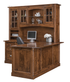 Amish Traditional Office Furniture Solid Wood Corner Desk Covington