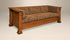 Amish Mission Arts and Crafts Sofa Solid Wood Surround