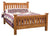 Amish Mission Arts & Crafts Solid Wood Bed Slatted Ellis