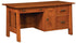 Amish Mission Arts & Crafts Office Furniture Solid Wood Executive Desk Freemont
