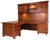 Amish Mission Arts & Crafts Office Furniture Solid Wood Corner Desk Freemont