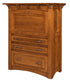 Amish Computer Armoire Secretary Desk Mission Arts & Crafts Solid Wood