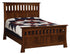 Amish Mission Arts & Crafts Solid Wood Bed Slatted Grant