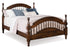 Amish Traditional Solid Wood Spindle Bed Brentwood