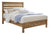 Amish Shaker Slatted Solid Wood Bed Flint