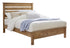 Amish Shaker Slatted Solid Wood Bed Flint