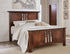 Amish Transitional Solid Wood Panel Bed Kascade