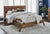 Amish Mid Century Modern Solid Wood Platform Bed Liberty