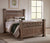 Amish Mission Arts and Crafts Slatted Solid Wood Bed