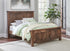 Amish Rustic Rough Sawn Solid Wood Bed Dumont