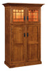 Amish Mission Shaker Solid Wood Kitchen Pantry