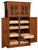 Amish Mission Arts & Crafts Solid Wood Kitchen Pantry