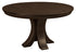 Amish Round Modern Solid Wood Dining Room Table