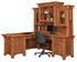 Amish Mission Arts & Crafts Office Furniture Solid Wood Corner Desk Modesto