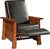 Amish Mission Arts & Crafts Recliner Chair Mesa