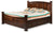 Amish Traditional Solid Wood Storage Bed With Drawers