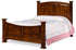 Amish Traditional Solid Wood Panel Bed Manhattan