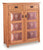 Amish Mission Solid Wood Pie Safe Tin Doors