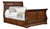 5-Pc Amish Traditional Storage Sleigh Solid Wood Bedroom Furniture Set