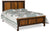 Amish Traditional Solid Wood Panel Bed Rising Sun