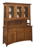 Amish 3-Door Arts & Crafts Solid Wood Dining Room Hutch Colbran