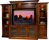 Amish Traditional Entertainment Center Solid Wood