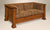 Amish Mission Arts and Crafts Loveseat Solid Wood Surround