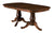 Amish Traditional Double Pedestal Dining Table Solid Wood 42