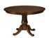 Amish Round Solid Wood Pedestal Dining Table Chancellor