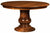 Amish Traditional Solid Wood Pedestal Dining Table Camrose