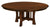 Amish Arts and Crafts Mission Solid Wood Pedestal Dining Table