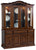 Amish Traditional Solid Wood Hutch China Cabinet